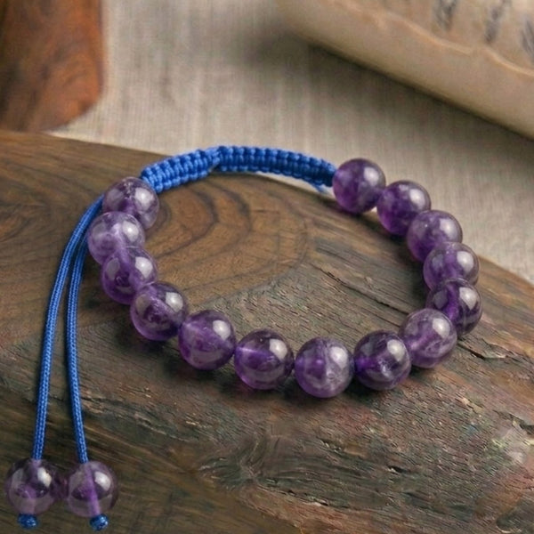 Amethyst Stone Bracelet 10mm Size