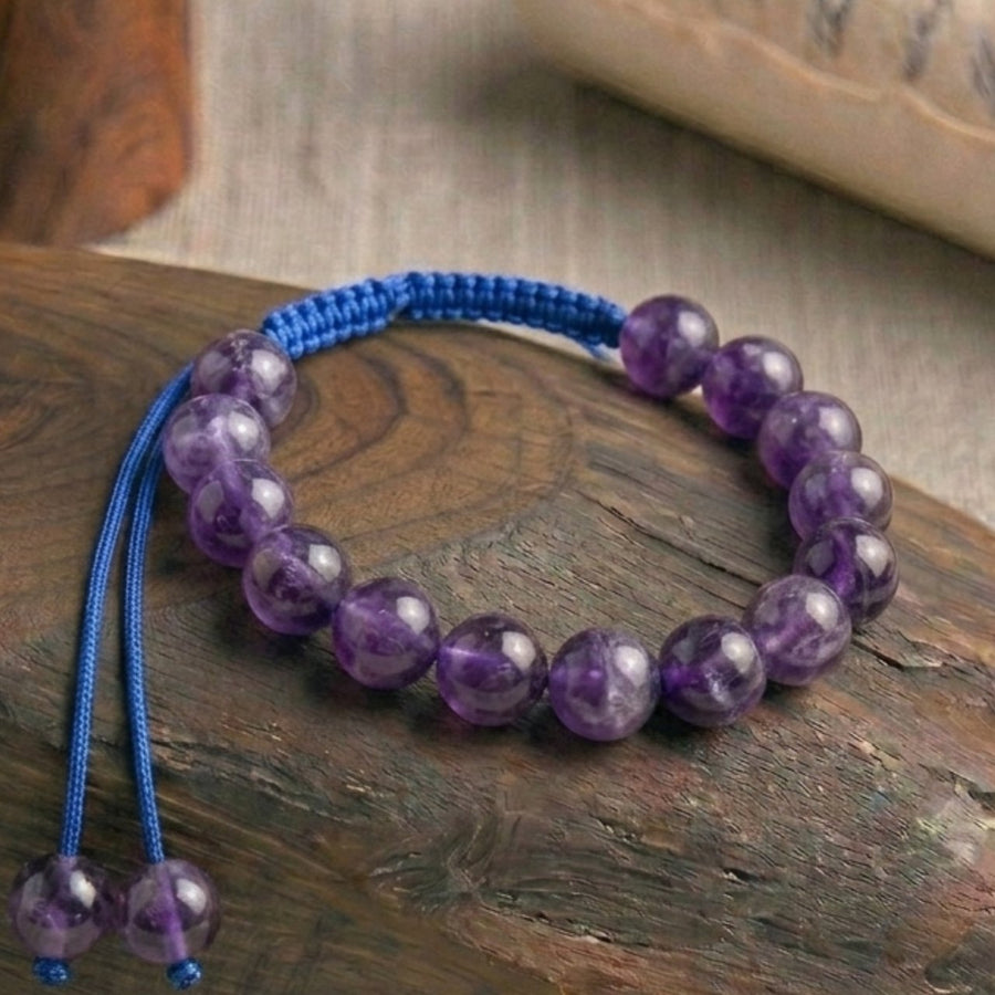 Amethyst Stone Bracelet 10mm Size