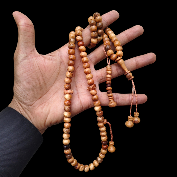 Beri Wood Tasbeeh 100 Beads 9mm Size | Jujube Wood Tasbeeh
